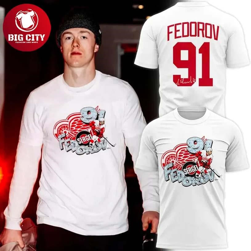 Detroit Red Wings 2026 Edition Two Sided Shirt