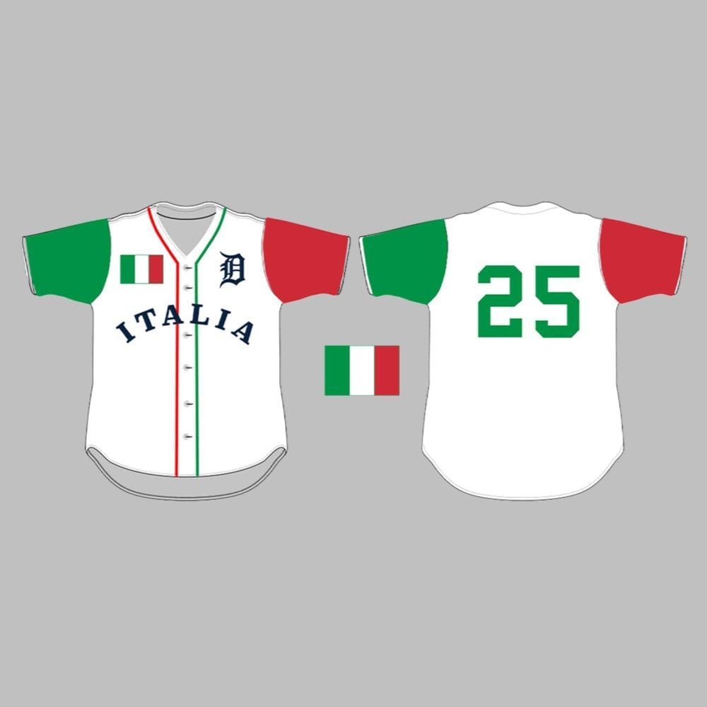 Tigers Italian Heritage Jersey Giveaway 2025 - Grishko.com T-Shirts, Hoodie, Sweatshirt | WearSparks.com (Image 1)