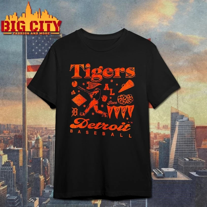 Detroit Tigers ’47 Women’s Team Collage Sydney shirt