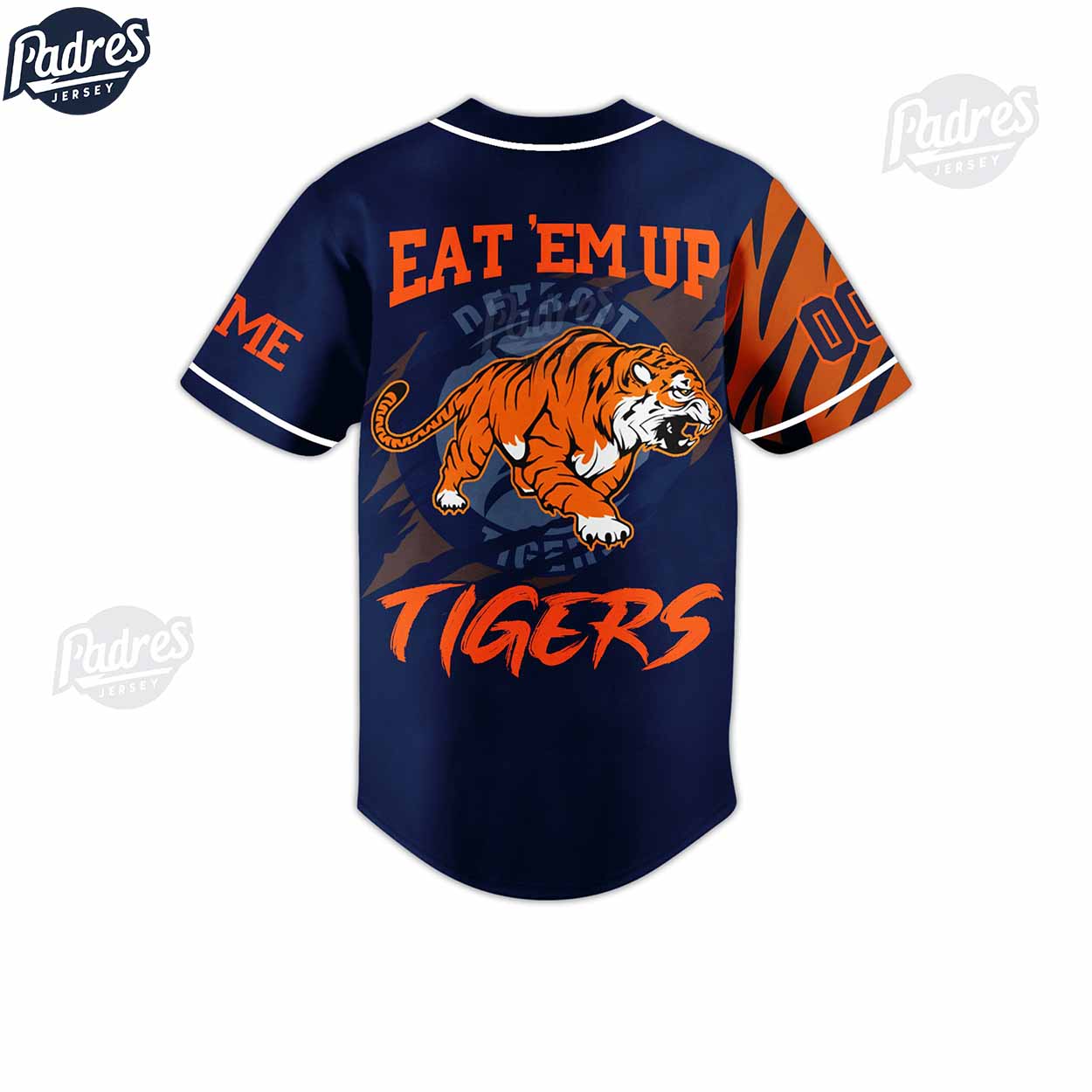 Detroit Tigers Custom Baseball Jersey For Fans - Padres Jersey Oasis: Elevate Your Baseball Style Game... (Image 3)