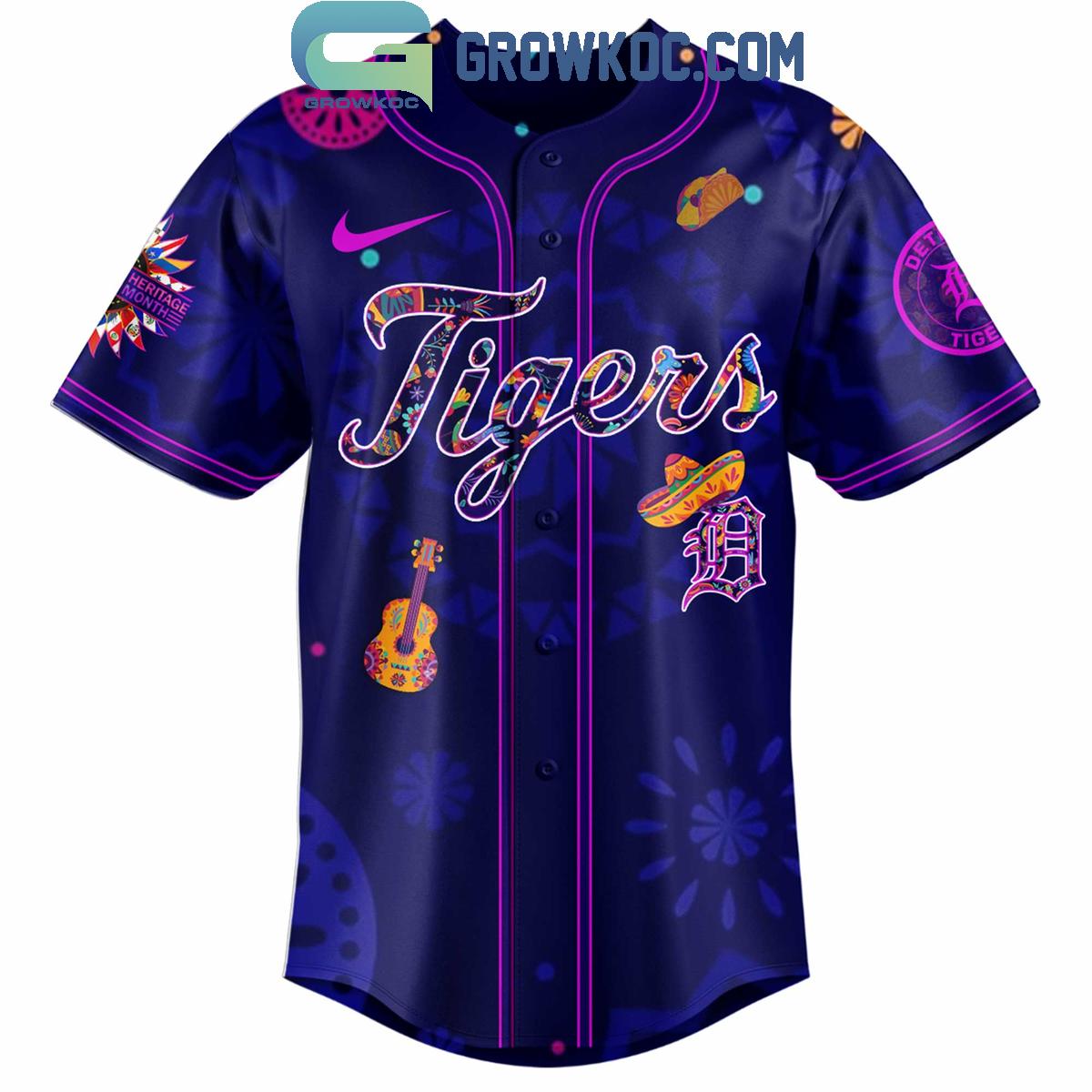 Detroit Tigers Hispanic Heritage Celebrations 2025 Baseball Jersey