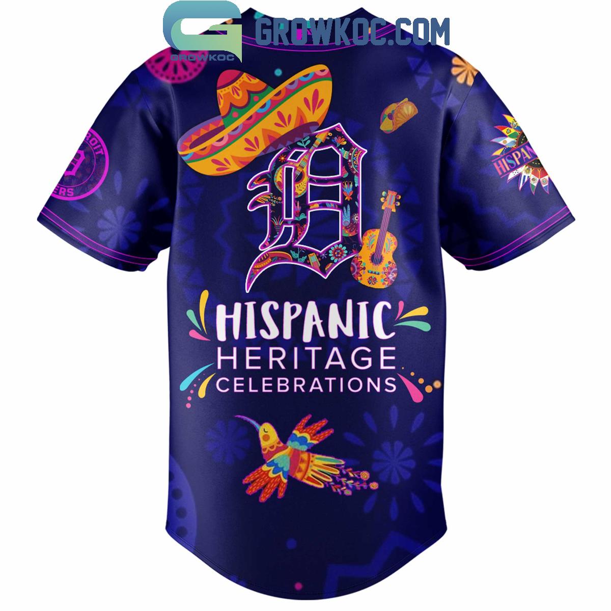 Detroit Tigers Hispanic Heritage Celebrations 2025 Baseball Jersey