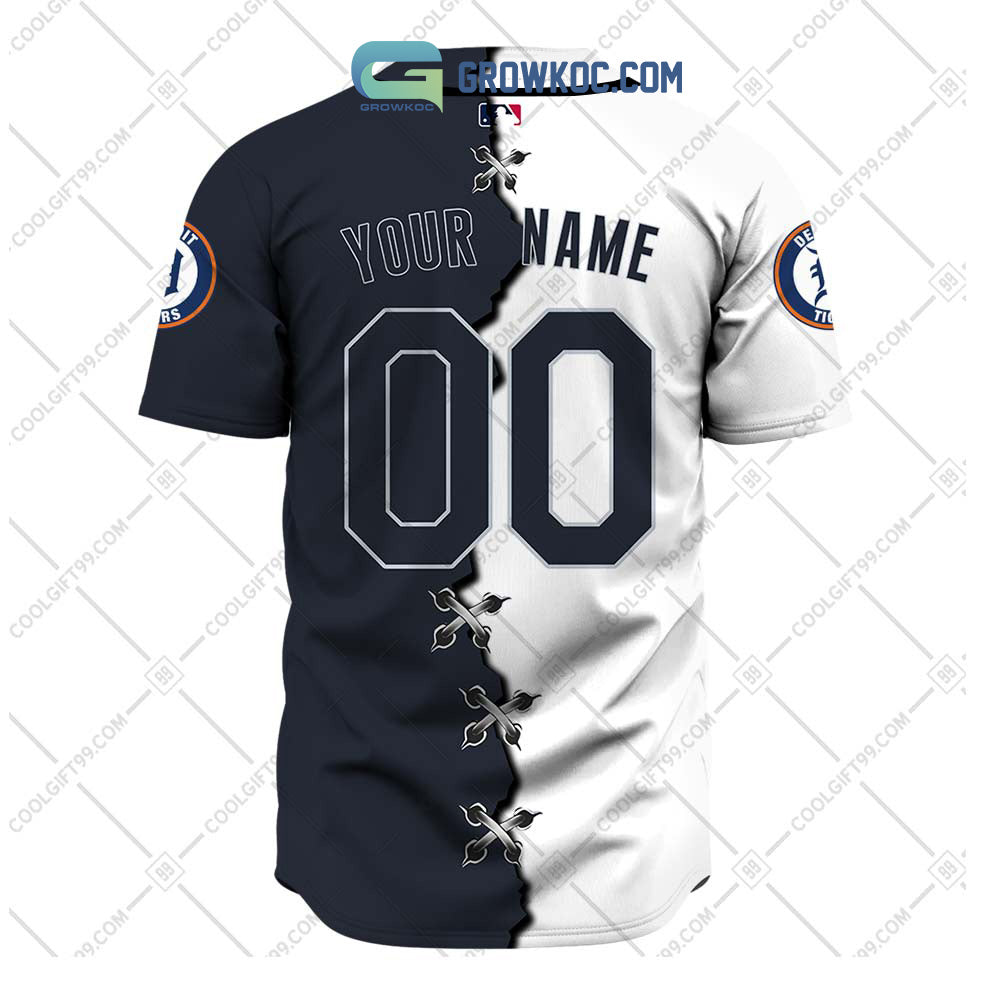 Detroit Tigers MLB Personalized Mix Baseball Jersey
