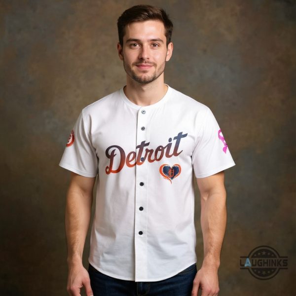 Detroit Tigers Never Give Up Fight Cancer In All Colors 2025 Baseball Jersey
