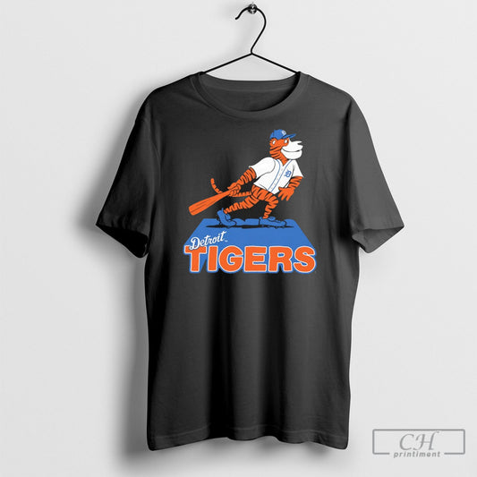 Detroit Tigers Paws Mascot Mlb 2025 Graphic