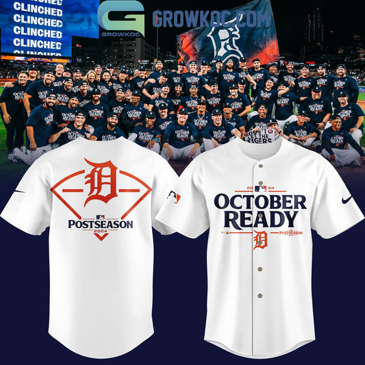 Detroit Tigers Postseason 2024 October Ready Fan Baseball Jersey