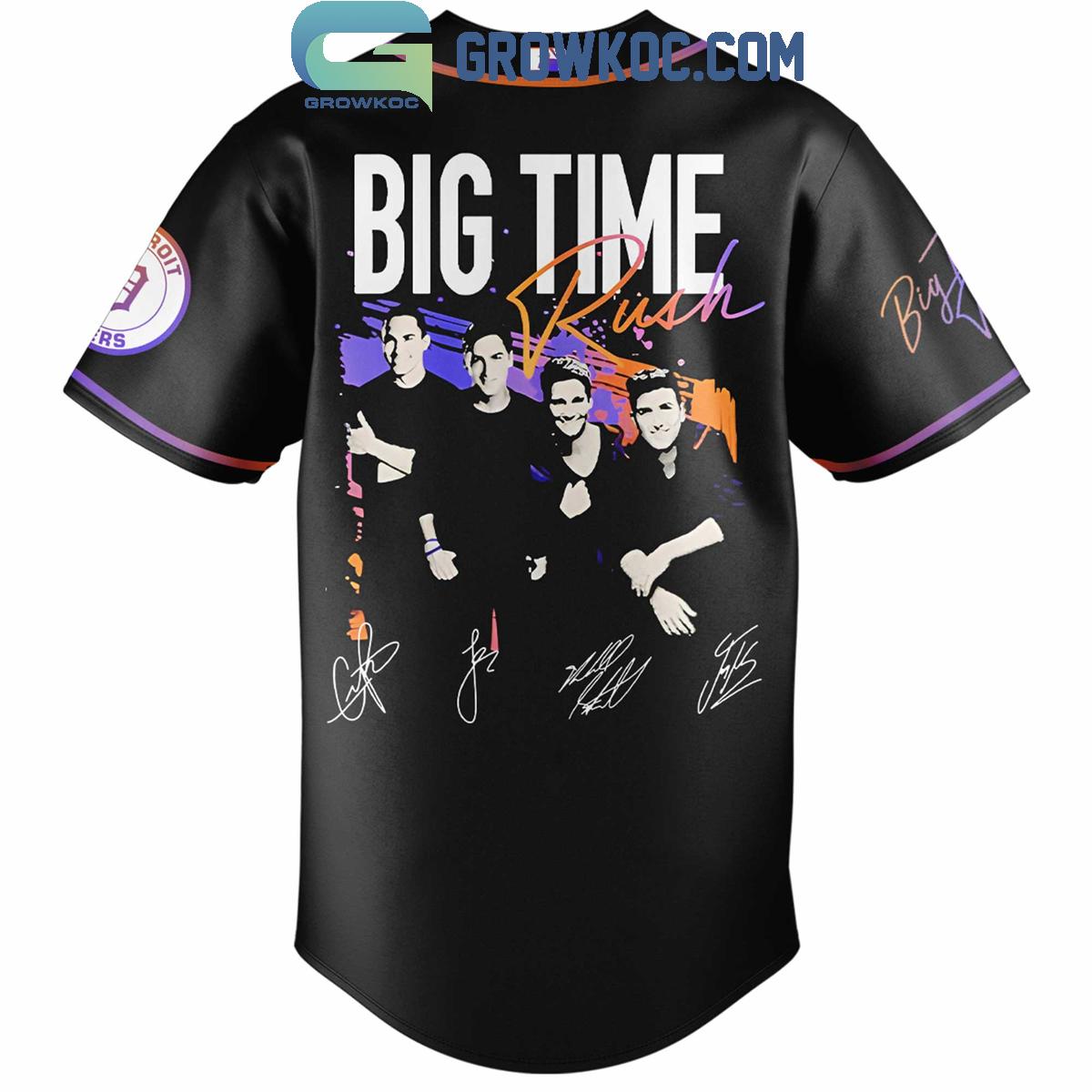 Detroit Tigers x Big Time Rush Tour 2025 Baseball Jersey