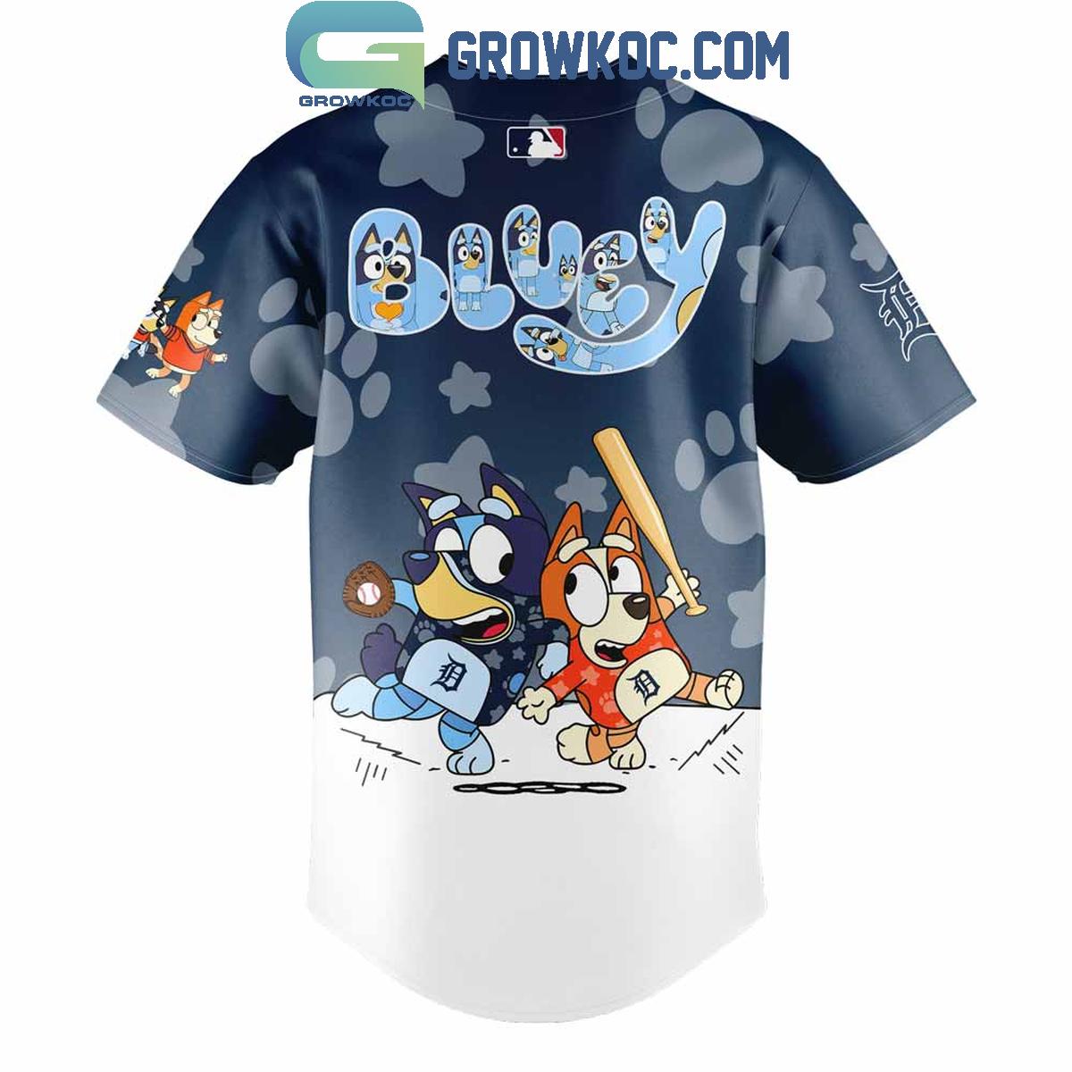Detroit Tigers x Bluey and Bingo Baseball Jersey
