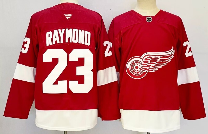 Detroit Red Wings #23 Lucas Raymond Style 2