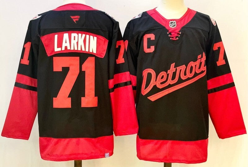 Detroit Red Wings #71 Dylan Larkin Style 1