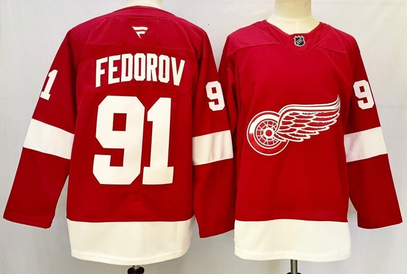 Detroit Red Wings #91 Sergei Fedoro