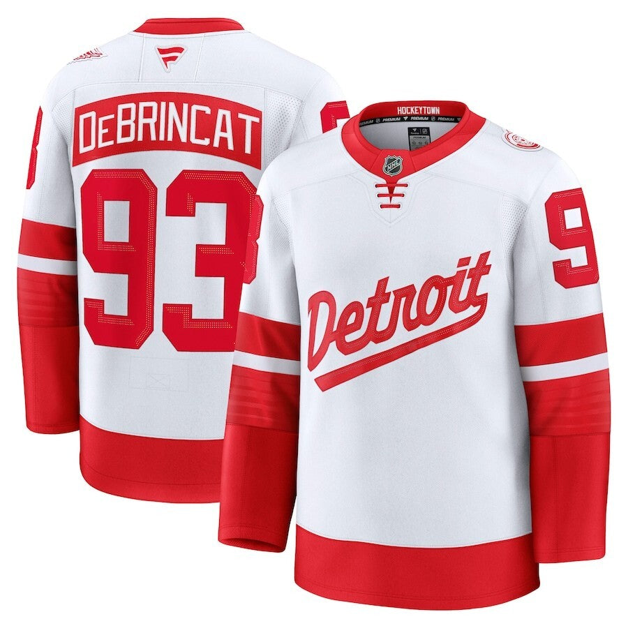 Detroit Red Wings #93 Alex DeBrincat 2025 NHL Stadium Series Premium Player Jersey - White