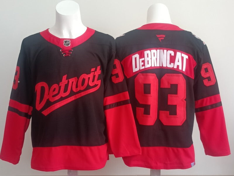 Detroit Red Wings #93 Alex DeBrincat Red Wings Style 3