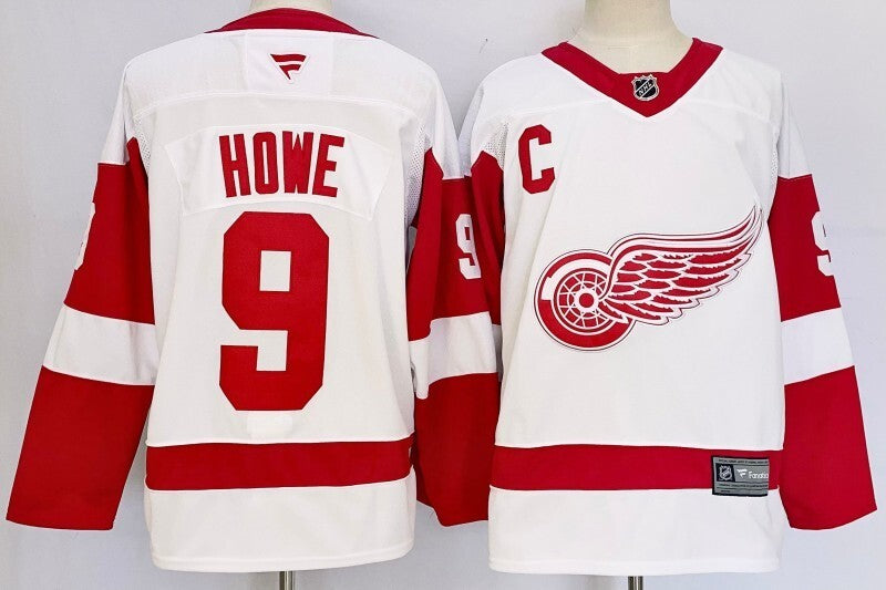 Detroit Red Wings #9 Gordie Howe Style 2