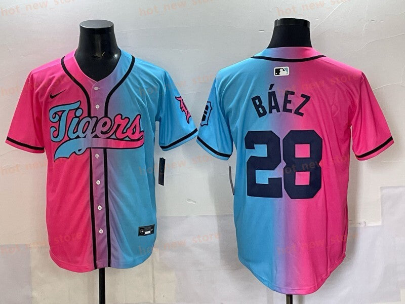 Detroit Tigers #28 Javier Baez Tigers Special Edition Style 3