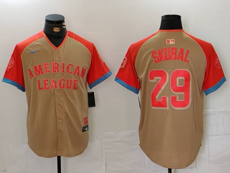 Detroit Tigers #29 Tarik Skubal Tigers 24 All-Star Style 5