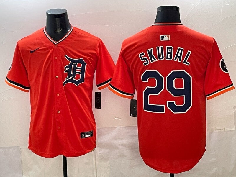 Detroit Tigers #29 Tarik Skubal Tigers Special V2 Style 1