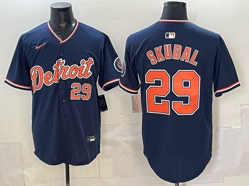 Detroit Tigers #29 Tarik Skubal Tigers Special V2 Style 2