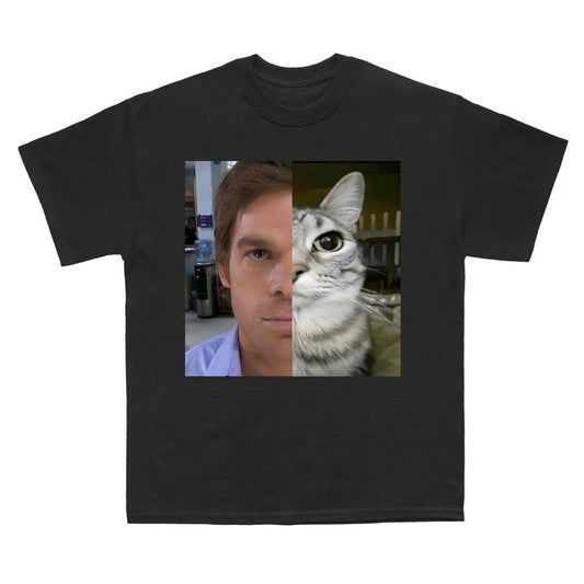 Dexter Morgan Cat Meme T-Shirt, Dexter Morgan Funny Shirt, Gift for Dexter Fans, Gift For Movie Lovers Casual Clothing...