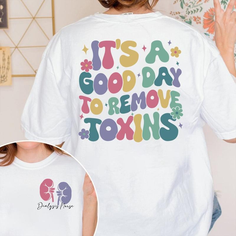 Dialysis Nurse T-shirt, Kidney Nurse Gift, Dialysis Tech Shirt, Nurse Appreciation Cotton Top Hoodie, Sweatshirt