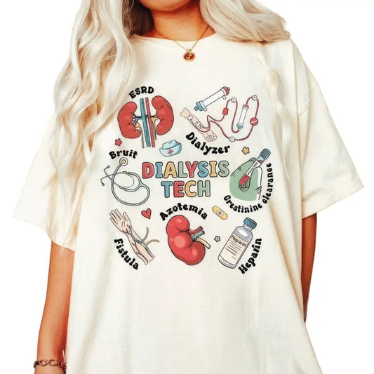 Dialysis Tech & Kidney Nurse Shirts Support for Kidney Cancer T-shirt Hoodie, Sweatshirt | WearSparks.com