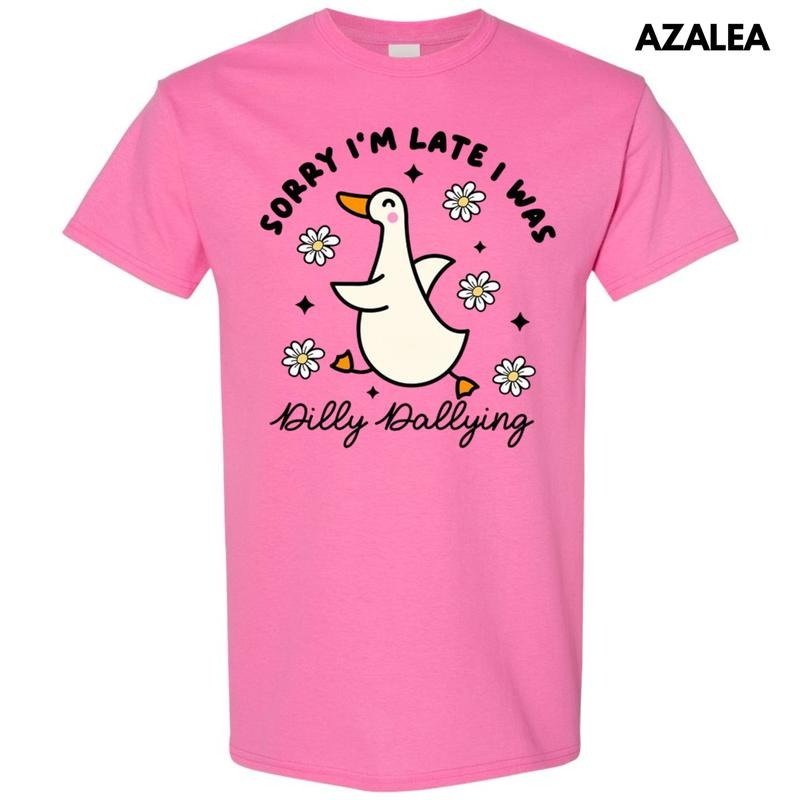 Dilly Dallying Goose Gildan Short Sleeve T-Shirt Hoodie, Sweatshirt | WearSparks.com