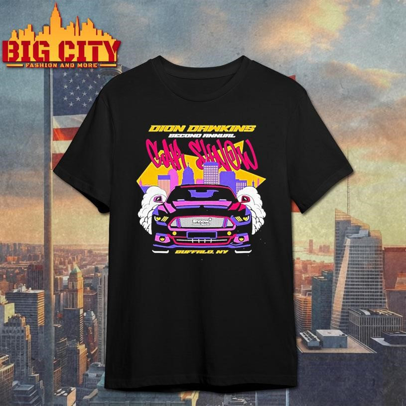 Dion Dawkins Wearing 2025 Dion Dawkins Second Annual Car Shnow Shnow Motorsports Buffalo Ny Shirt