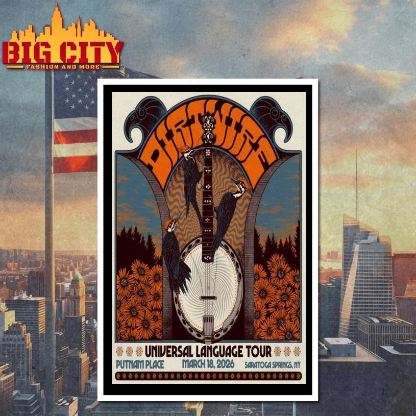 Dirtwire Saratoga Springs Tour On Mar 18 2026 Poster Shirt