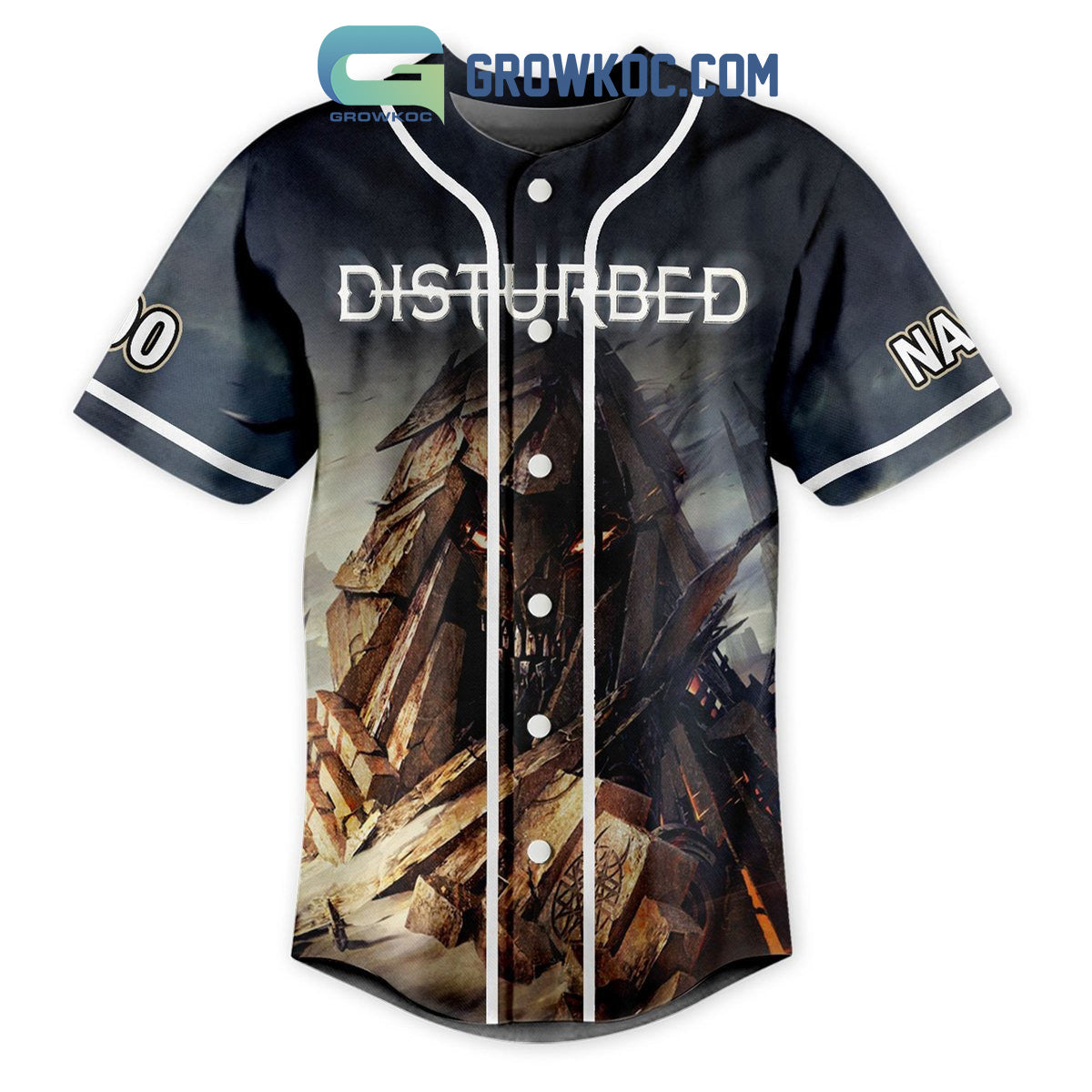 Disturbed I’m The Hand Of God Personalized Baseball Jersey