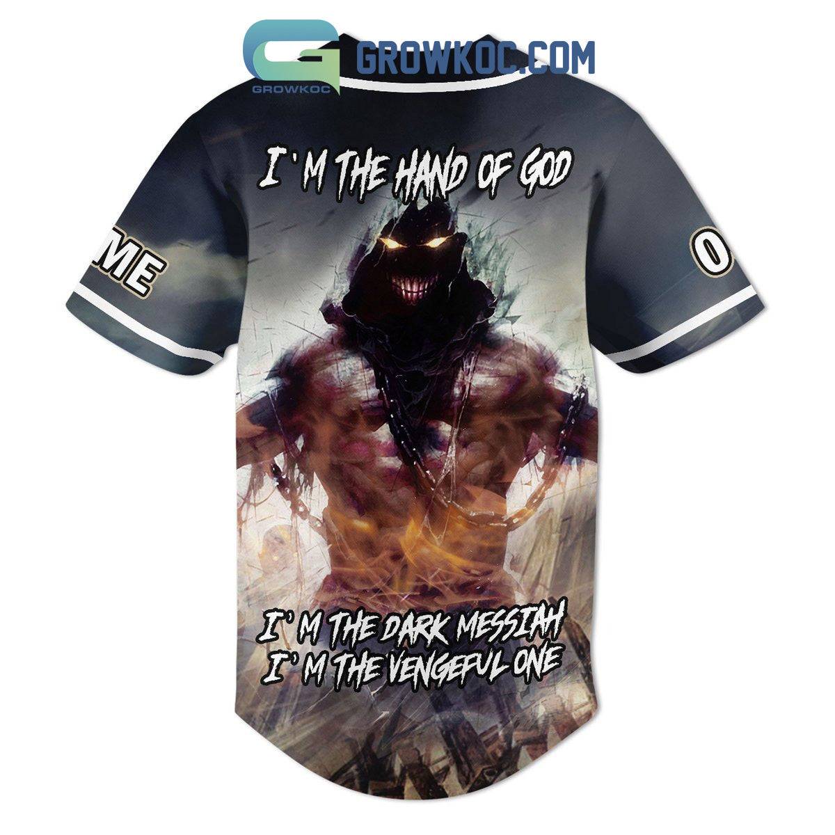 Disturbed I’m The Hand Of God Personalized Baseball Jersey