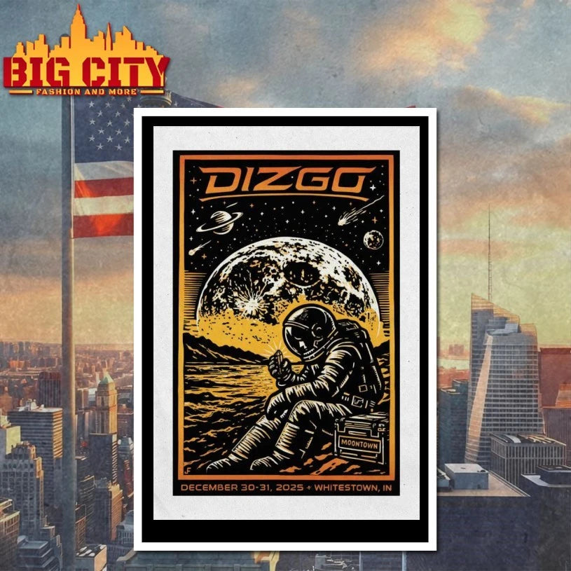 Dizgo Band Indiana NYE December 30-31, 2025 Poster shirt