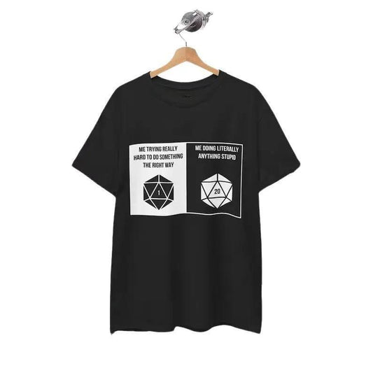 DnD Roll T-Shirt | Season 2 | Dungeons & Dragons | Gift | Gamer | RPG | Board Games | Nat 20 | Funny | Nat 1 | Punk |...