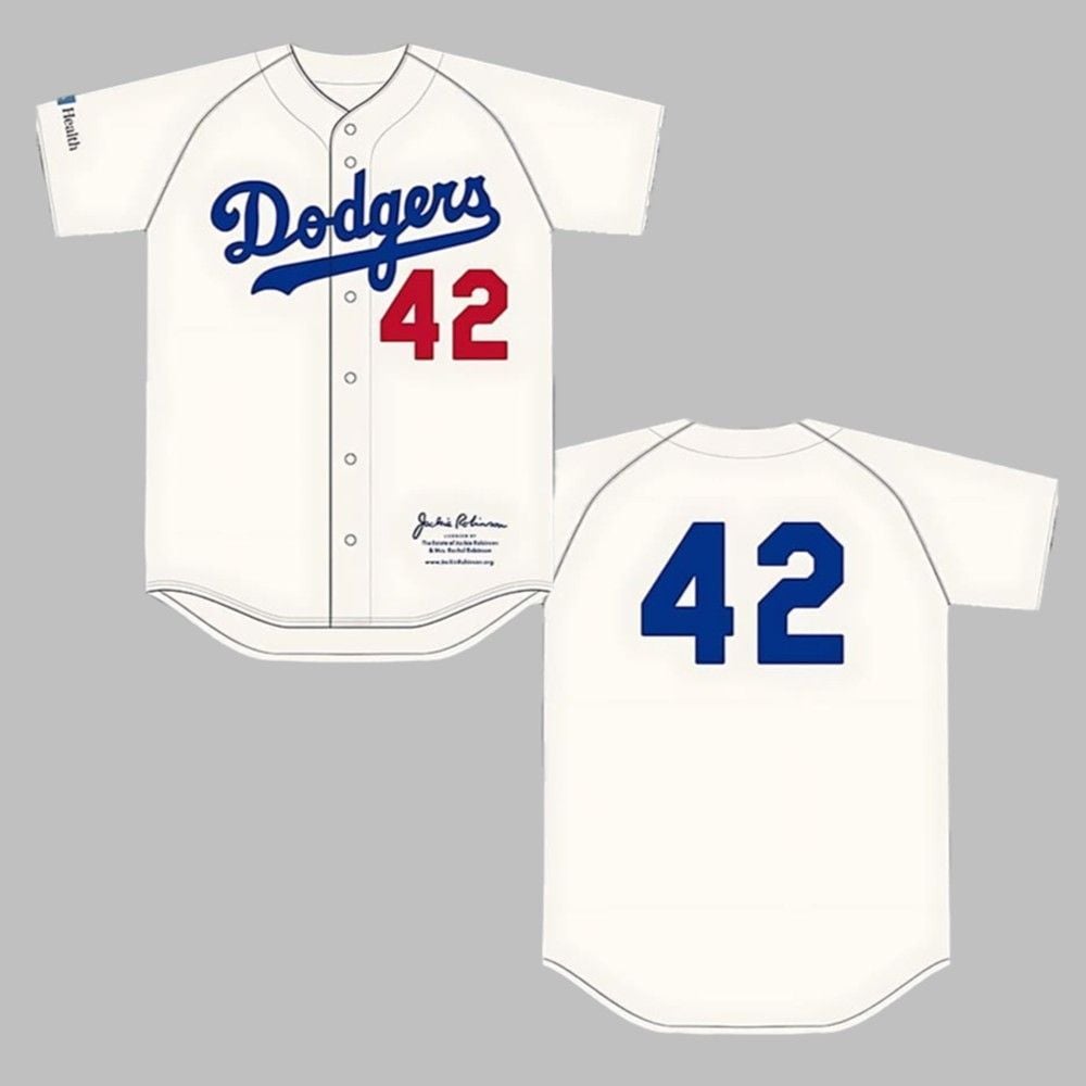 Dodgers Jackie Robinson Jersey 2025 Giveaway - Grishko.com T-Shirts, Hoodie, Sweatshirt | WearSparks.com (Image 1)