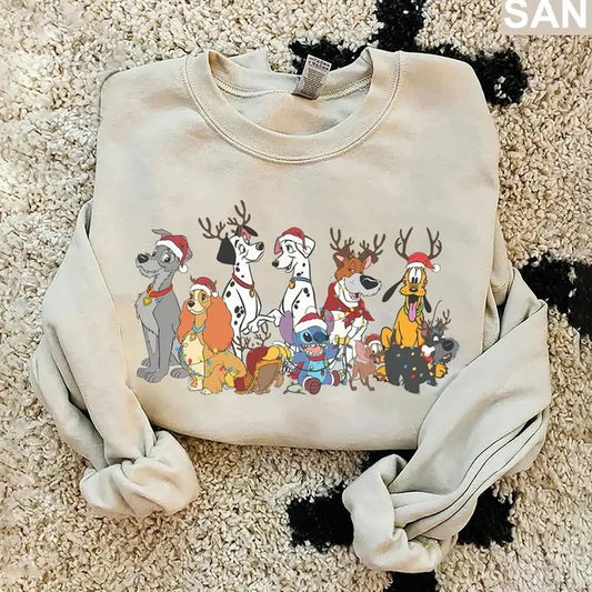 Dog Christmas Sweatshirt, Xmas Dog Sweater, Christmas Movie Shirt, Dog Lover Gif, Dog Mom Shirt, Merry Christmas...