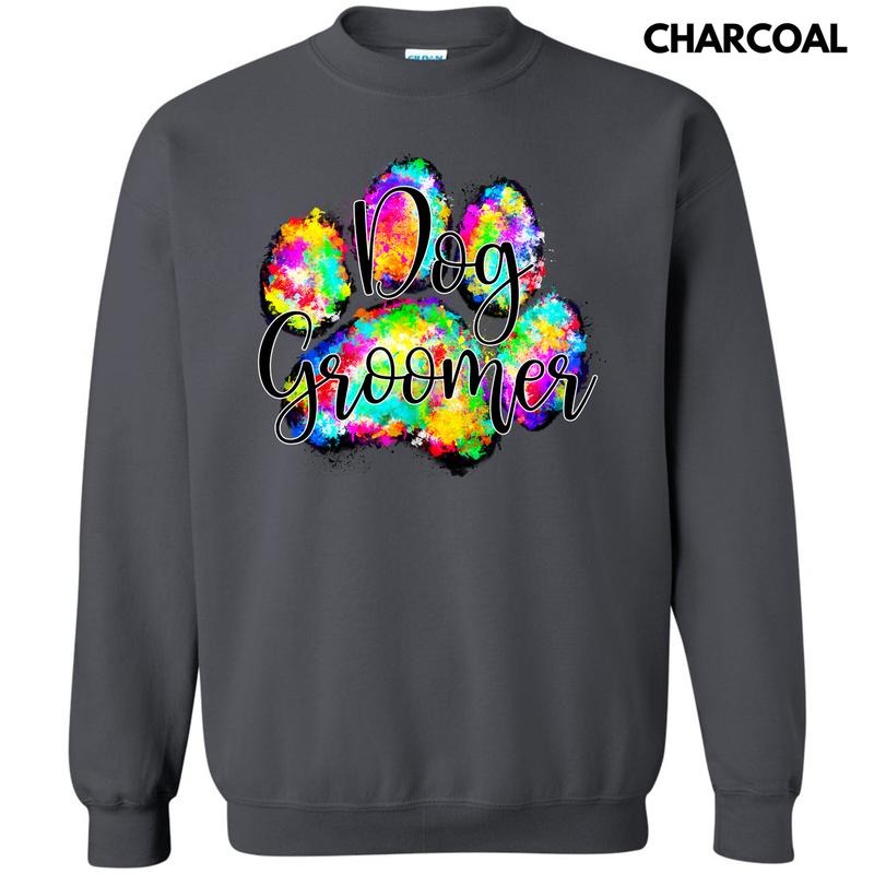 Dog Groomer Paw Sweatshirt 'NLB' T-Shirts, Hoodie | WearSparks.com