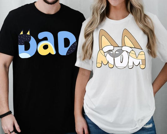 Dog Mom Shirt Mom and Dad Shirts Couple Hoodie, Sweatshirt | WearSparks.com
