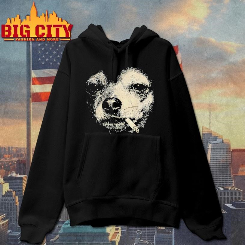 Dog Smoking Cigarette Chihuahua Meme Shirt