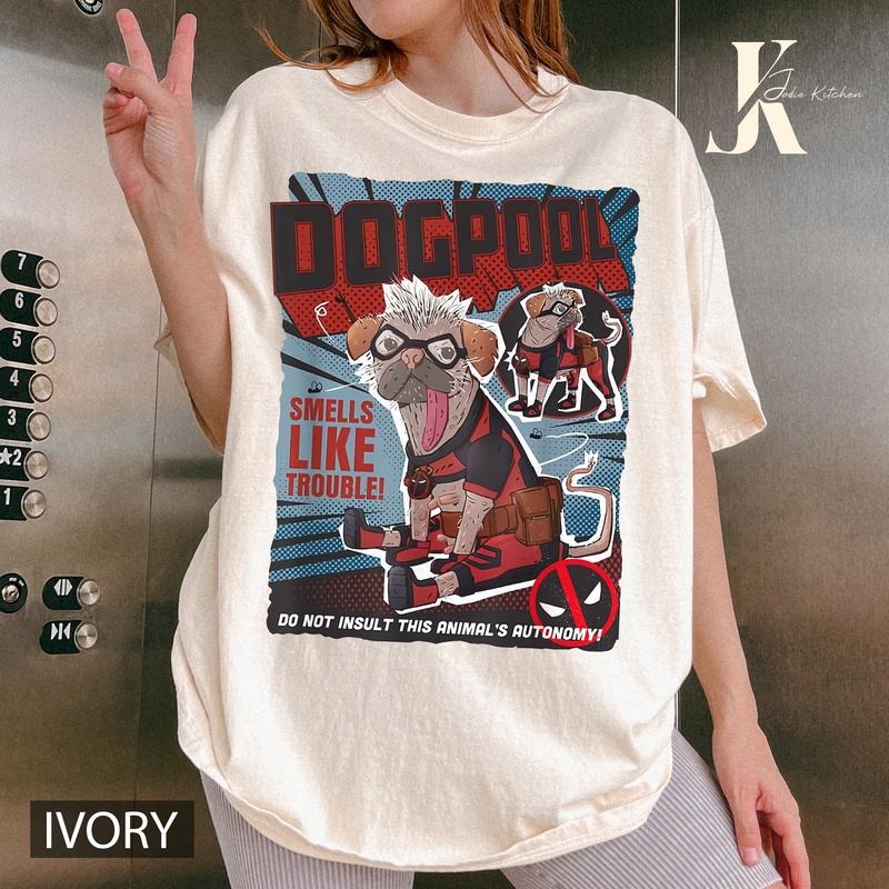 Dogpool Shirt, Wolverine Deadpool 2024 Movie Shirt, Deadpool 3 Shirt, Funny Deadpool Wolverine Shirt, Ryan Reynolds, Hugh...