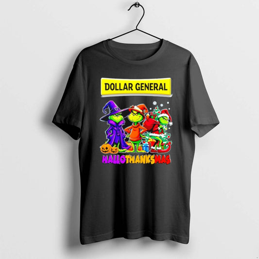 Dollar General X Grinch 2025 Halloween Thanksgiving Christmas T Shirts