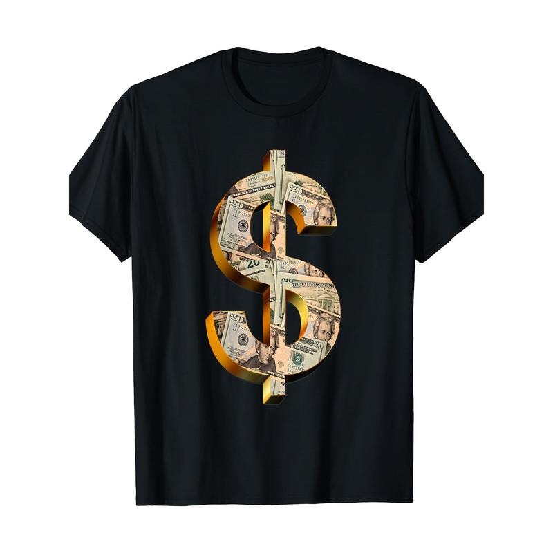 Dollar sign Dollar bill Financial Profit Economic Profit T-shirt, Men's T-shirt made in usa Hoodie, Sweatshirt