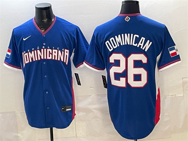 Dominican Republic Baseball #26 Dominican Royal 2026 World Baseball Classic