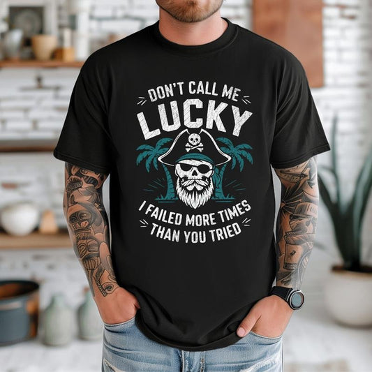 Don't Call Me Lucky DTF Transfers - THIS IS NOT A SHIRT Hoodie, Sweatshirt | WearSparks.com