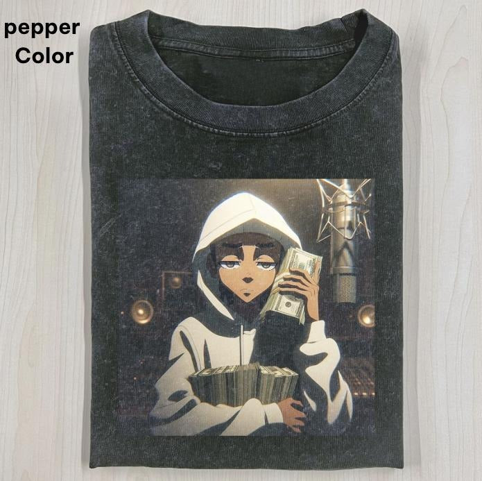 Don't Needa Rush Take Ya Time Tee, RILEY BOONDOCKS T-SHIRT, Funny Graphic T-shirt, Unisex Movie Shirt Menswear Womenswear...
