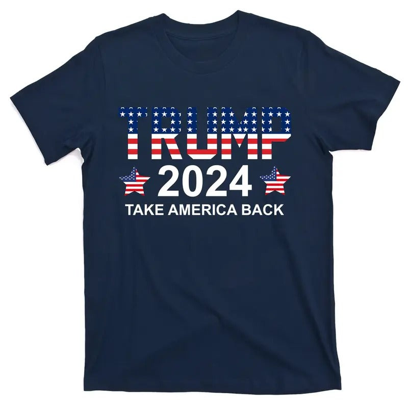 Donald Trump 2024 Take America Back T-Shirt Menswear Top Hoodie, Sweatshirt | WearSparks.com