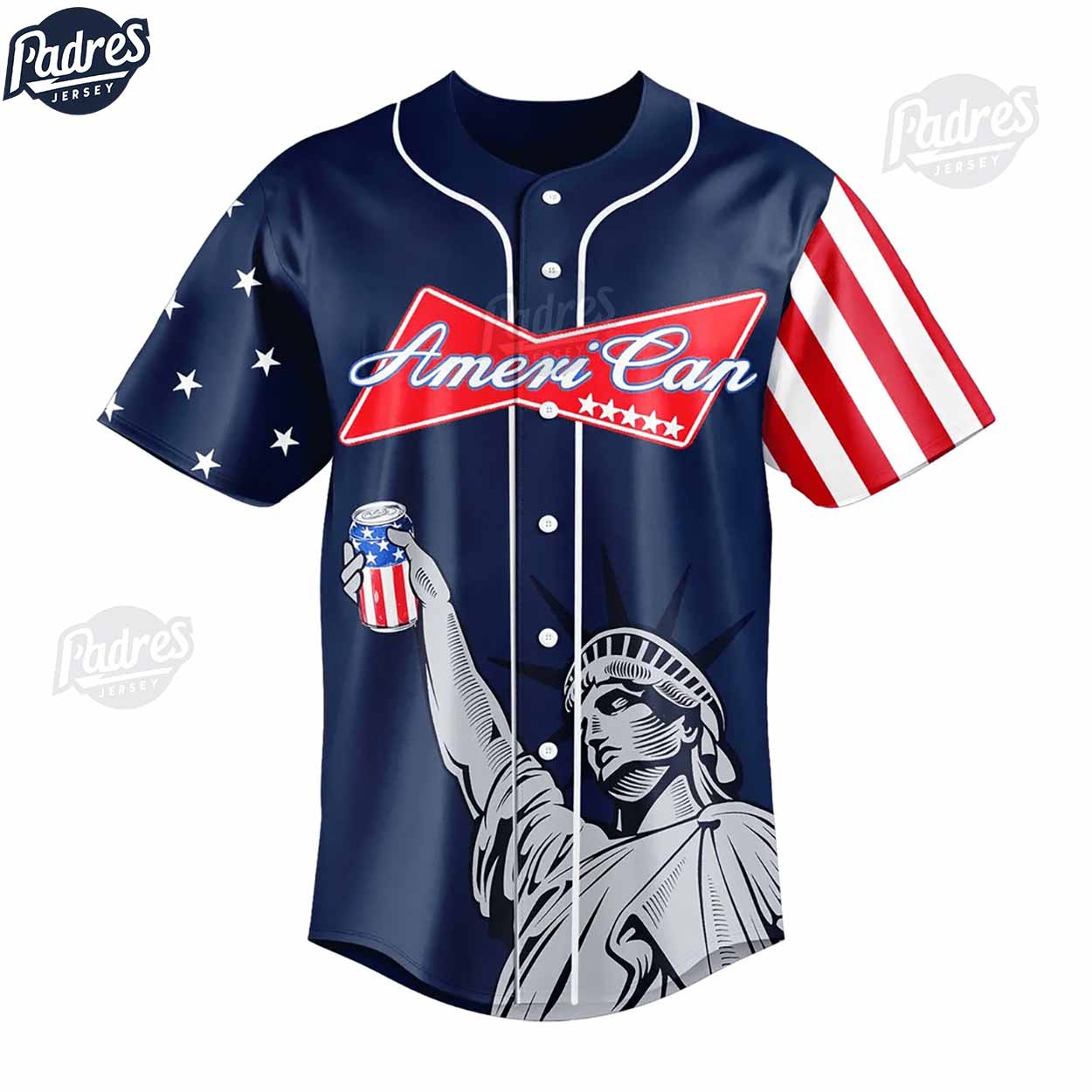 Donald Trump Make American Great Again Baseball Jersey Fan Gear - Padres Jersey Oasis: Elevate Your Baseball... (Image 3)