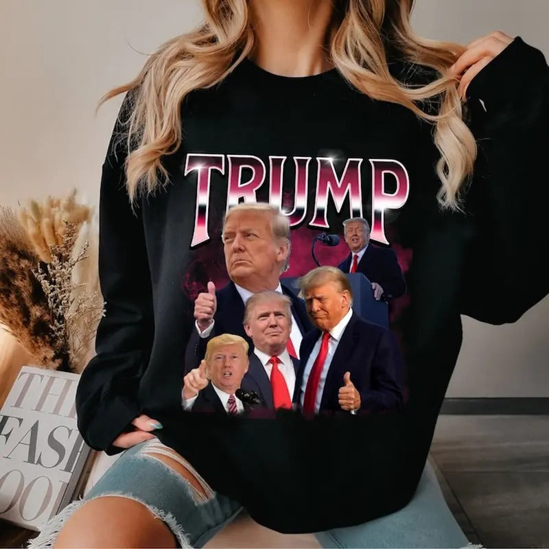 Donald Trump Sweatshirt President 45 47 Election Shirt Sweatshirt Hoodie | WearSparks.com