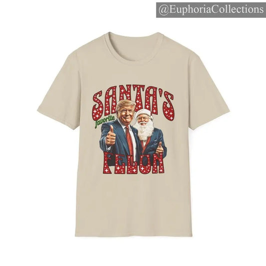 #Donald.Trump Christmas Santa's Felon T-Shirt, Sweatshirt, Hoodie, Republican Conservative Christian MAGA, Political...