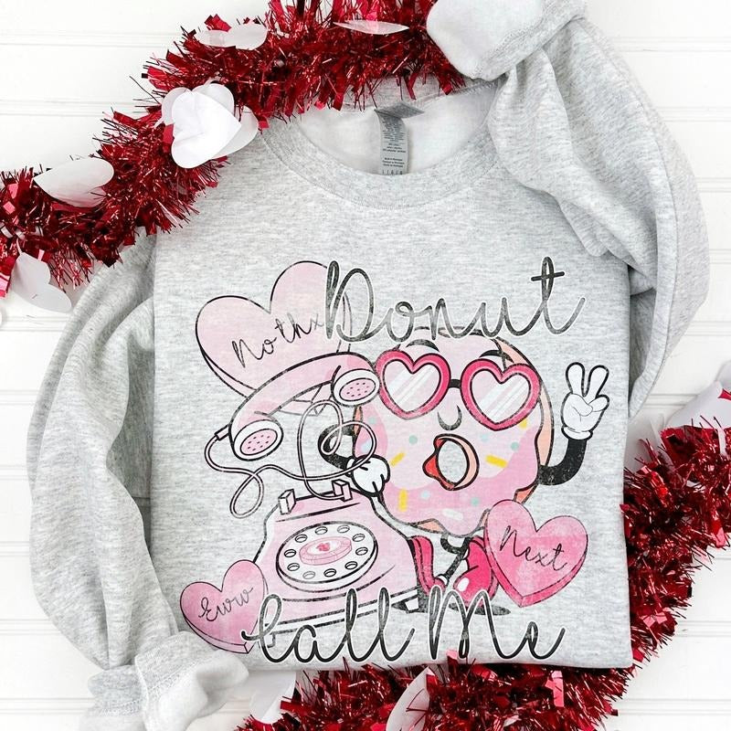 Donut Call Me Gildan Sweatshirt T-Shirts, Hoodie | WearSparks.com