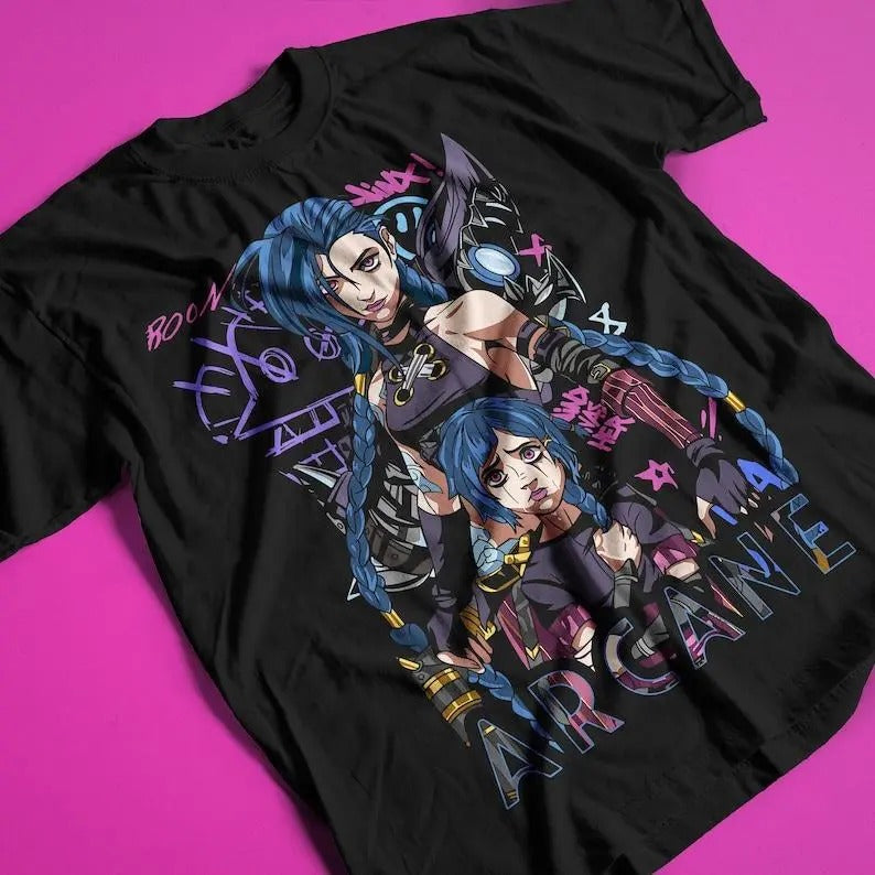Dorohedoro Premium Anime T-shirt, Kaiman & Nikaido Oversized Streetwear Shirt Classic Cotton Hoodie, Sweatshirt