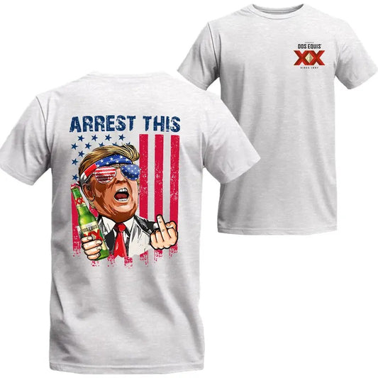 Dos Equis Beer Arrest This Trummp 2024 T-Shirt Sweatshirt Hoodie, Dos Equis Beer Shirt, Trummp 2024 Shirt, 2 Sided...